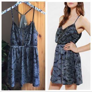 Ecote Lily Studded Tie Dye Sun Dress, Size Small